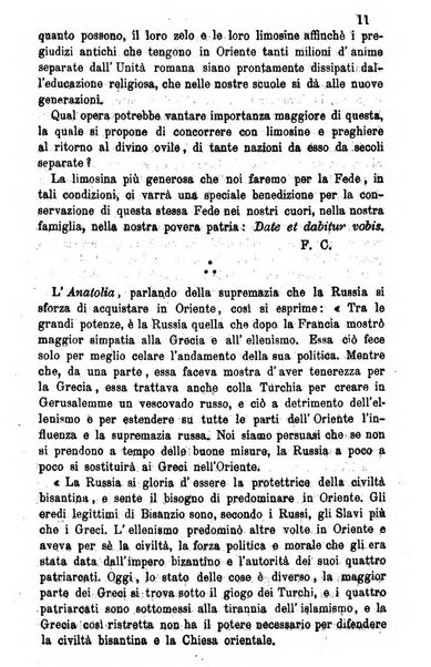 Opera le scuole d'oriente bullettino periodico