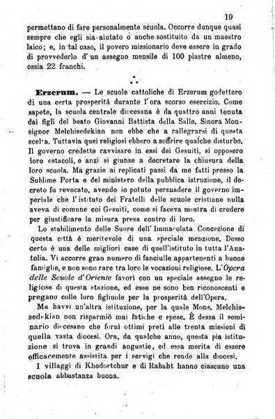 Opera le scuole d'oriente bullettino periodico