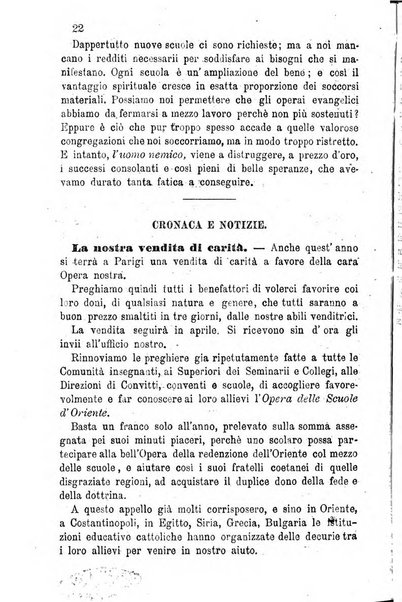 Opera le scuole d'oriente bullettino periodico