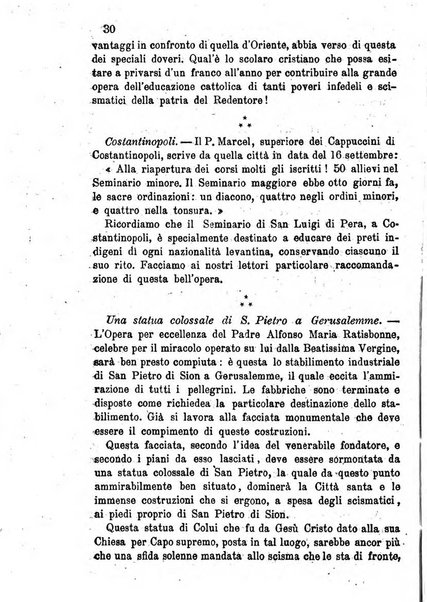 Opera le scuole d'oriente bullettino periodico