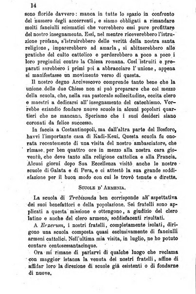 Opera le scuole d'oriente bullettino periodico