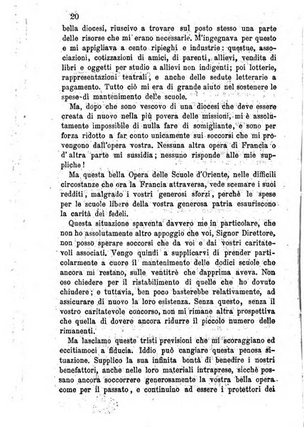 Opera le scuole d'oriente bullettino periodico