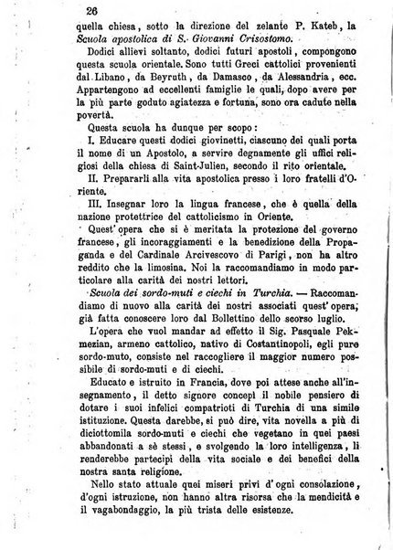 Opera le scuole d'oriente bullettino periodico