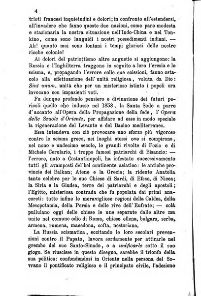 Opera le scuole d'oriente bullettino periodico