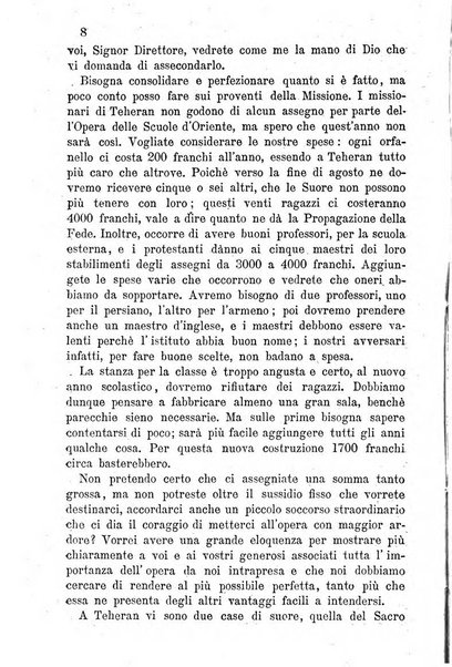 Opera le scuole d'oriente bullettino periodico