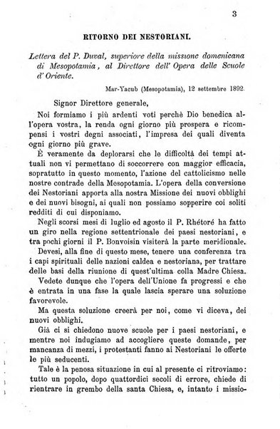 Opera le scuole d'oriente bullettino periodico