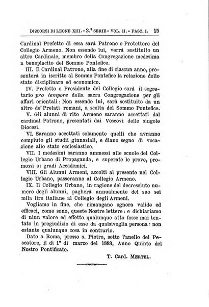 La voce di Leone 13. nei giorni del dolore ossia discorsi pronunciati in Vaticano