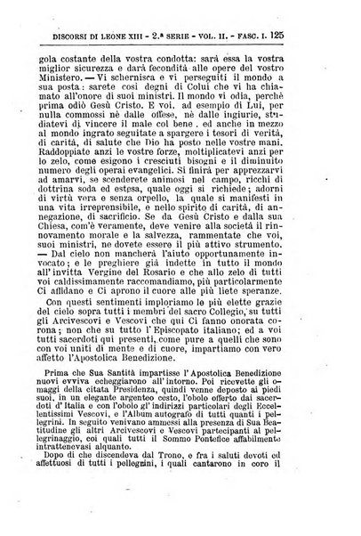 La voce di Leone 13. nei giorni del dolore ossia discorsi pronunciati in Vaticano