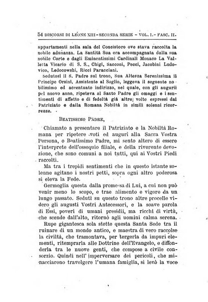 La voce di Leone 13. nei giorni del dolore ossia discorsi pronunciati in Vaticano