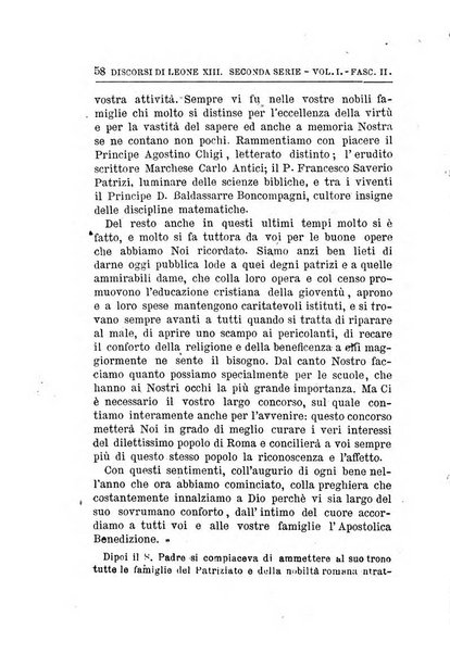 La voce di Leone 13. nei giorni del dolore ossia discorsi pronunciati in Vaticano