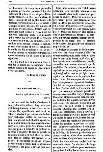 Le Moniteur de la religion sentinelle des moeurs journal hebdomadaire