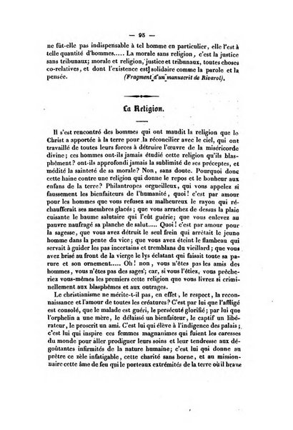 Le Moniteur de la religion sentinelle des moeurs journal hebdomadaire