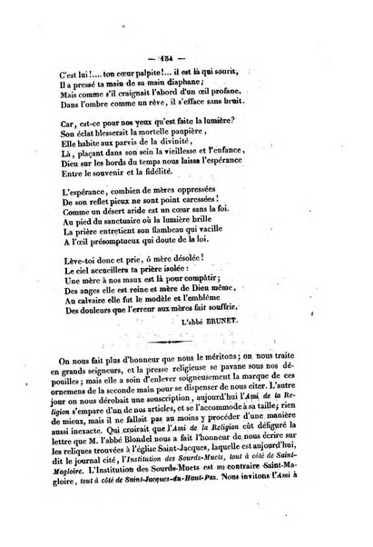 Le Moniteur de la religion sentinelle des moeurs journal hebdomadaire