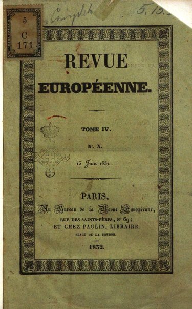 Revue européenne