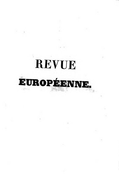 Revue européenne