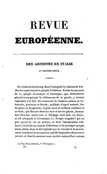 Revue européenne