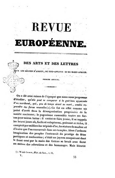 Revue européenne