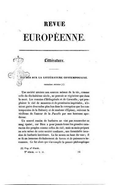 Revue européenne