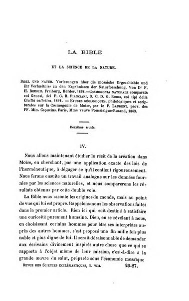 Revue des sciences ecclésiastiques