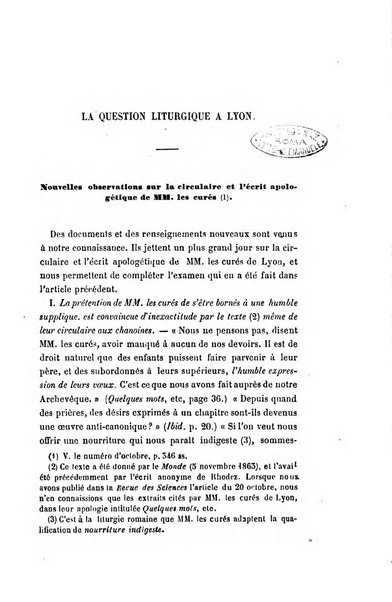 Revue des sciences ecclésiastiques