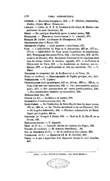 Revue des sciences ecclésiastiques