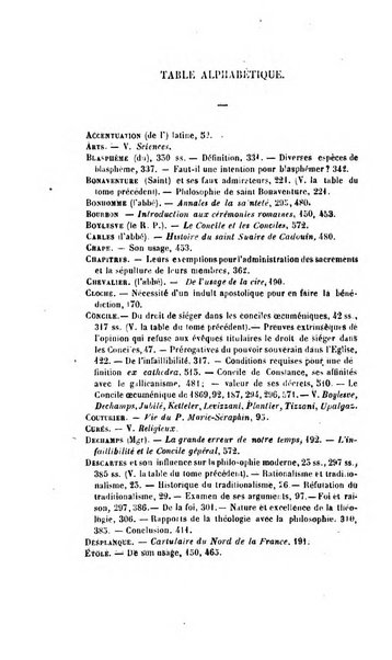 Revue des sciences ecclésiastiques