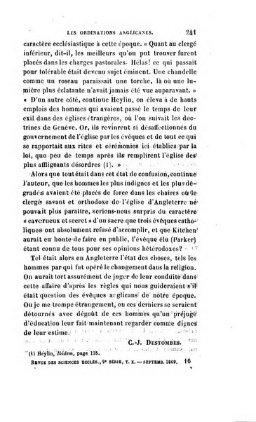 Revue des sciences ecclésiastiques