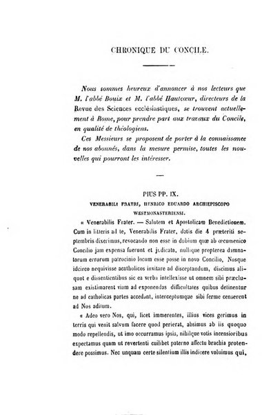 Revue des sciences ecclésiastiques