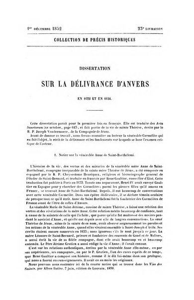 Collection de précis historiques mélanges littéraires et scientifiques