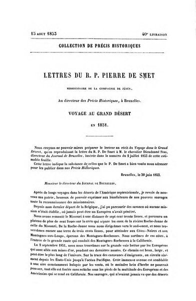 Collection de précis historiques mélanges littéraires et scientifiques