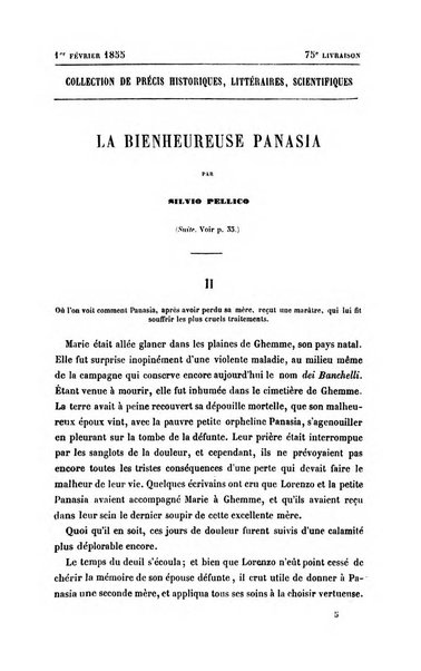 Collection de précis historiques mélanges littéraires et scientifiques