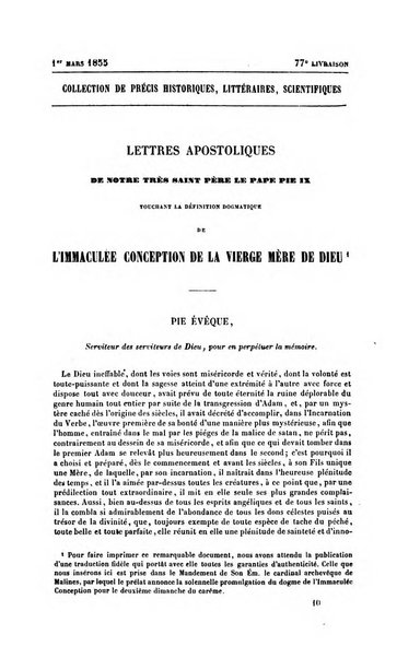 Collection de précis historiques mélanges littéraires et scientifiques