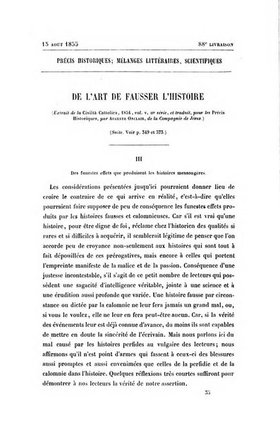 Collection de précis historiques mélanges littéraires et scientifiques