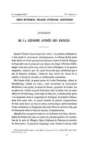 Collection de précis historiques mélanges littéraires et scientifiques