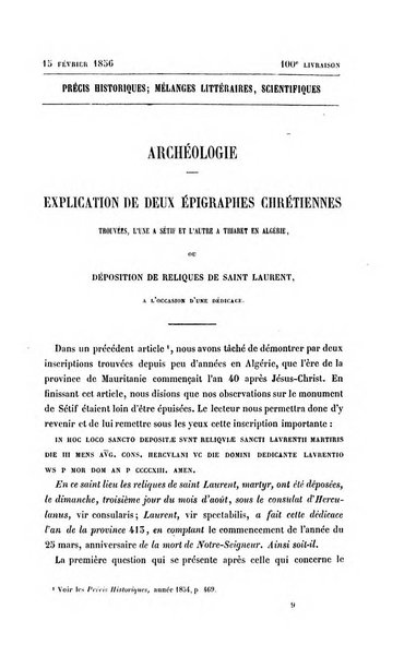 Collection de précis historiques mélanges littéraires et scientifiques