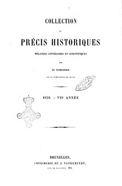 Collection de précis historiques mélanges littéraires et scientifiques