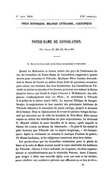 Collection de précis historiques mélanges littéraires et scientifiques