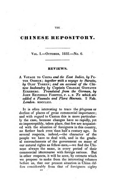 The Chinese Repository