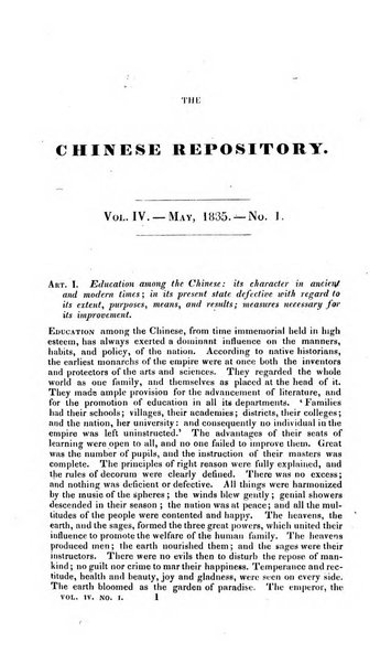 The Chinese Repository