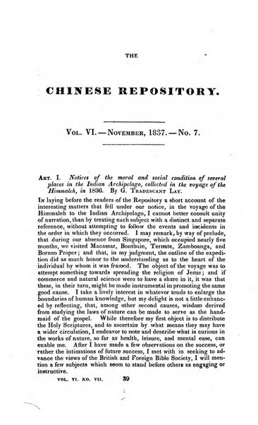 The Chinese Repository