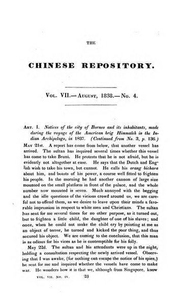 The Chinese Repository