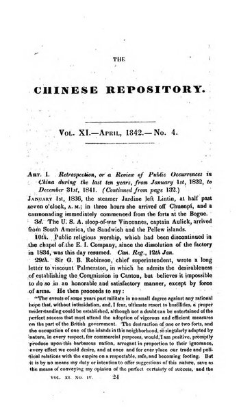 The Chinese Repository