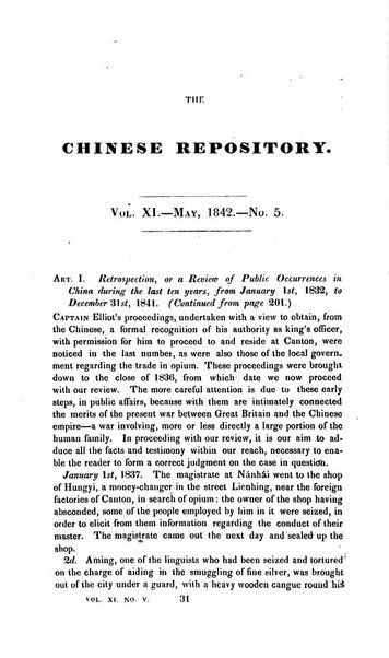 The Chinese Repository