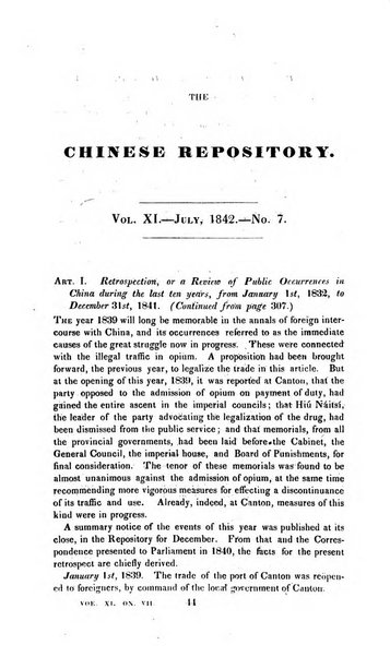 The Chinese Repository