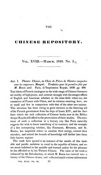 The Chinese Repository