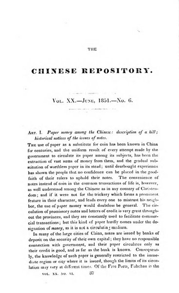 The Chinese Repository