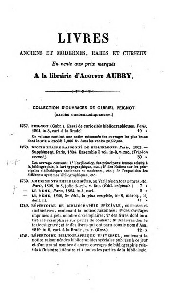 Bulletin du Bouquiniste