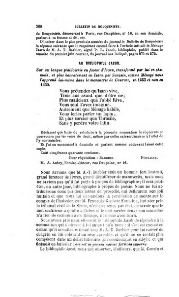 Bulletin du Bouquiniste