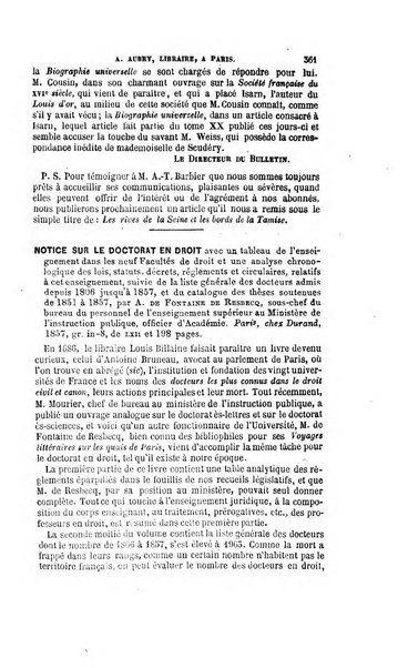 Bulletin du Bouquiniste