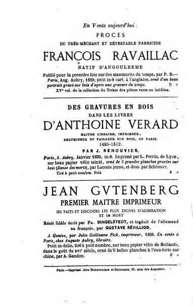 Bulletin du Bouquiniste